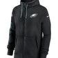 Recreation – Philadelphia Eagles Black Sideline Club Full-Zip Hoodie