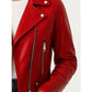 Olivia Leather Red Jacket – Women’s Red Leather Jacket