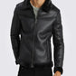 Brave Black Shearling Leather Jacket