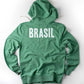 Pelé Brasil 10 Green Hoodie – Classic Football Legend Pullover