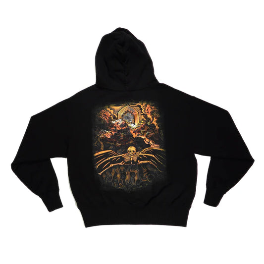 Showroom Last Supper Hoodie – Black Zip-Up Streetwear Statement