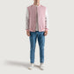 Pink and White Varsity Letterman Jacket