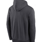 Pittsburgh Steelers Nike Anthracite Toss Sweep Performance Hoodie (Recreated)