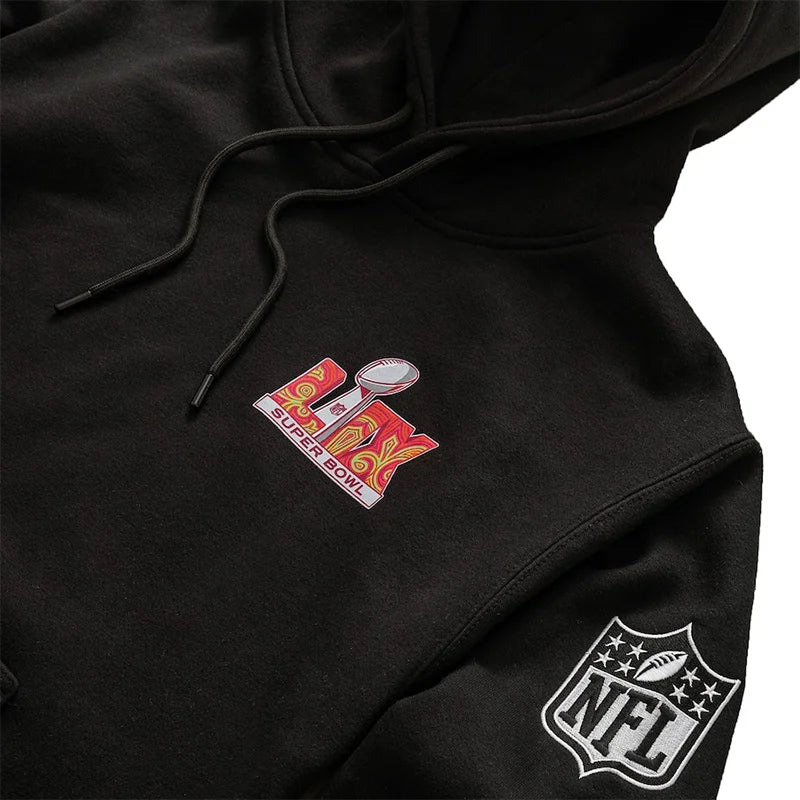 Roc Nation Black Super Bowl LIX Hoodie – Limited Edition Pullover