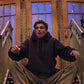 SNL Jacob Elordi Rose Print Fleece Hoodie