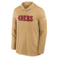 San Francisco 49ers Sideline Performance Long Sleeve Hoodie T-Shirt