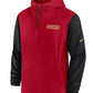 San Francisco 49ers Sideline Pre-Game Half-Zip Hoodie Jacket