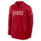 San Francisco 49ers Sideline Performance Long Sleeve Hoodie T-Shirt