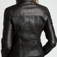 Sienna Leather Black Jacket - Women Leather Jacket Black