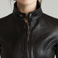 Sienna Leather Black Jacket - Women Leather Jacket Black