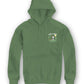 iot Society Peanuts Snoopy Take a Hike Hoodie – Green Fleece Pullover