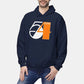 Studio 54 Blue &amp; Black Pullover Hoodie