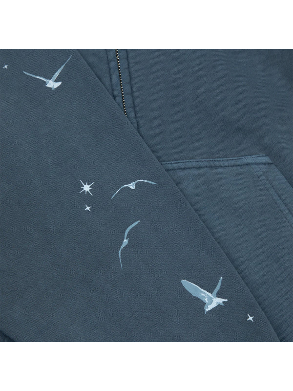 Taylor Swift 1989 Blue Zip-Up Hoodie