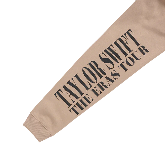 Taylor Swift "The Eras Tour" Taupe Hoodie – Recreated Edition