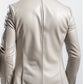 William White Leather Blazer – Men’s White Leather Blazer
