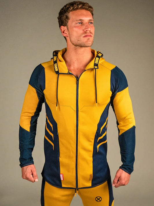 Wolverine Yellow Zip-Up Hoodie