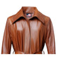 Women’s Tan Brown Leather Coat – Stylish and Sophisticated