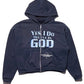 Yes I Do Believe In God Zip-Up Hoodie