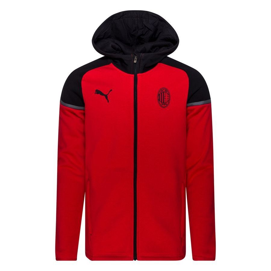 Puma AC Milan Casuals Zip Up Hoodie – White (Recreated)