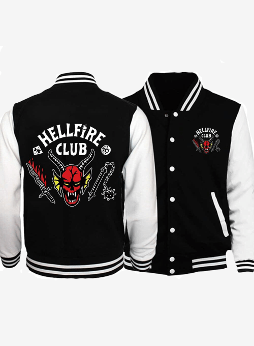 Stranger Things Hellfire Club Varsity Jacket
