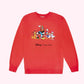 Stoney Clover Lane Mickey &amp; Minnie Holiday Pink Sweatshirt