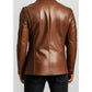 Jack Brown Premium Leather Blazer -  Leather Jacket For Men