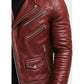 Roman Red Leather Jacket – Men’s Red Leather Jacket