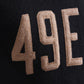San Francisco 49ers x Todd Snyder Cashmere Hoodie Sweater – Black Pullover