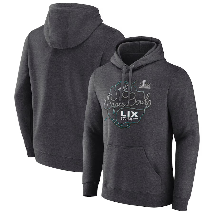 Recreation – Super Bowl LIX Philadelphia Eagles Zip Up Hoodie (Black)