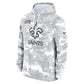 2024 New Orleans Saints Arctic Camo Salute to Service Hoodie