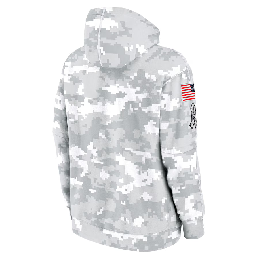 2024 New Orleans Saints Arctic Camo Salute to Service Hoodie