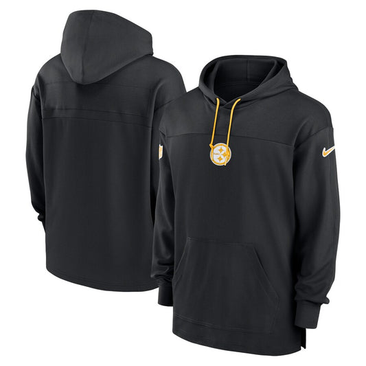Pittsburgh Steelers Sideline Hoodie – Black (Recreated)