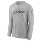2024 Las Vegas Raiders Salute to Service Long Sleeve Hooded T-Shirt