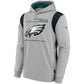Nike Philadelphia Eagles Grey Logo Pullover Hoodie