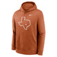 Texas Longhorns Primetime Club Pullover Hoodie – Orange &amp; Grey