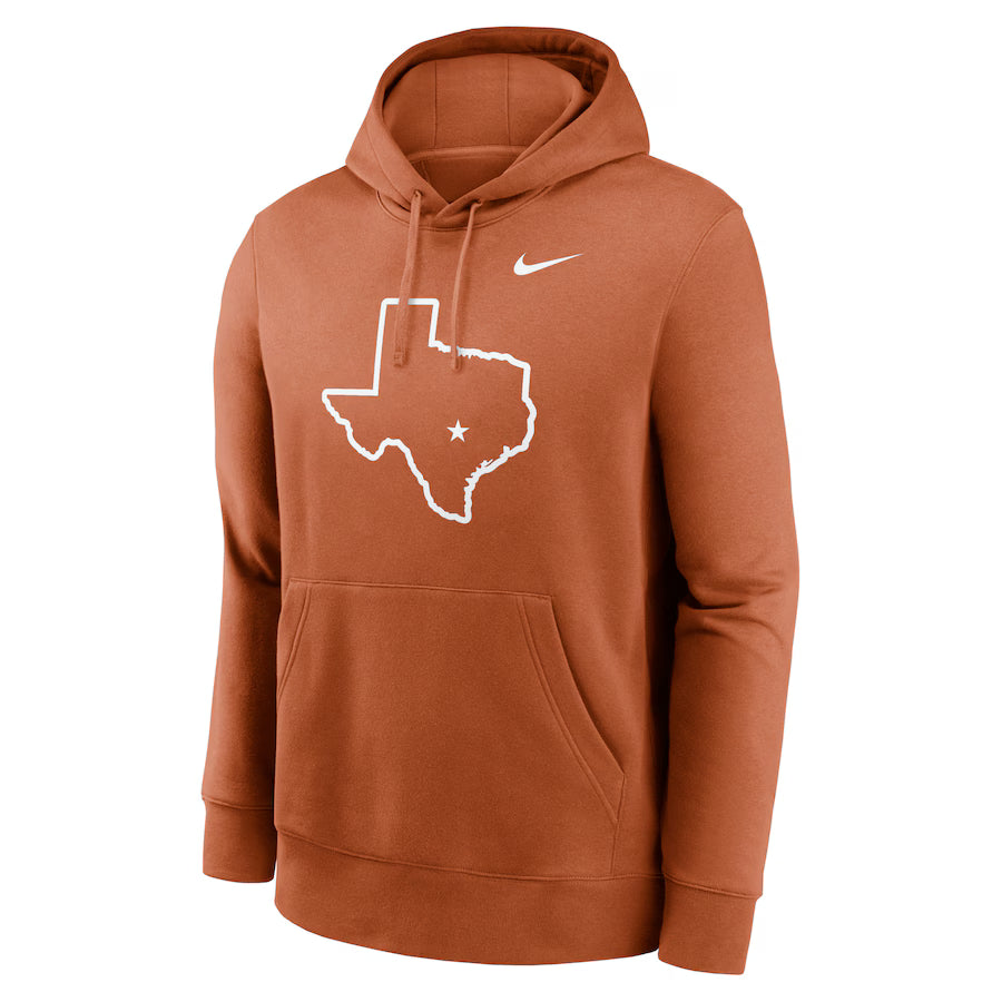 Texas Longhorns Primetime Club Pullover Hoodie – Orange &amp; Grey