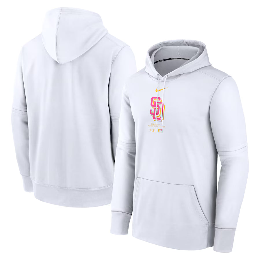 San Diego Padres White Pullover Hoodie