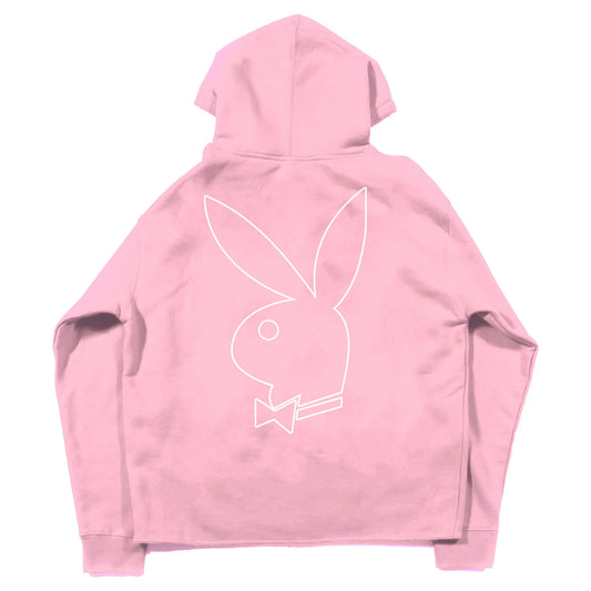 Pink Playboy Hoodie – Bold, Cozy, and Iconic Streetwear