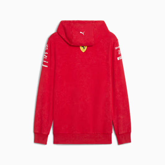 Scuderia Ferrari Desert Sun Special Edition Hoodie – Red Fleece Pullover