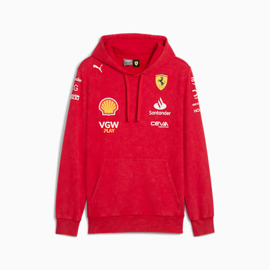 Scuderia Ferrari Desert Sun Special Edition Hoodie – Red Fleece Pullover