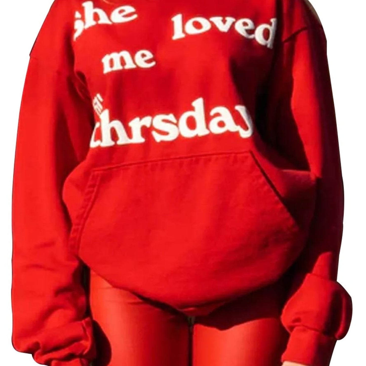She Loved Me Till Thursday Hoodie – Green Unisex Fleece Pullover