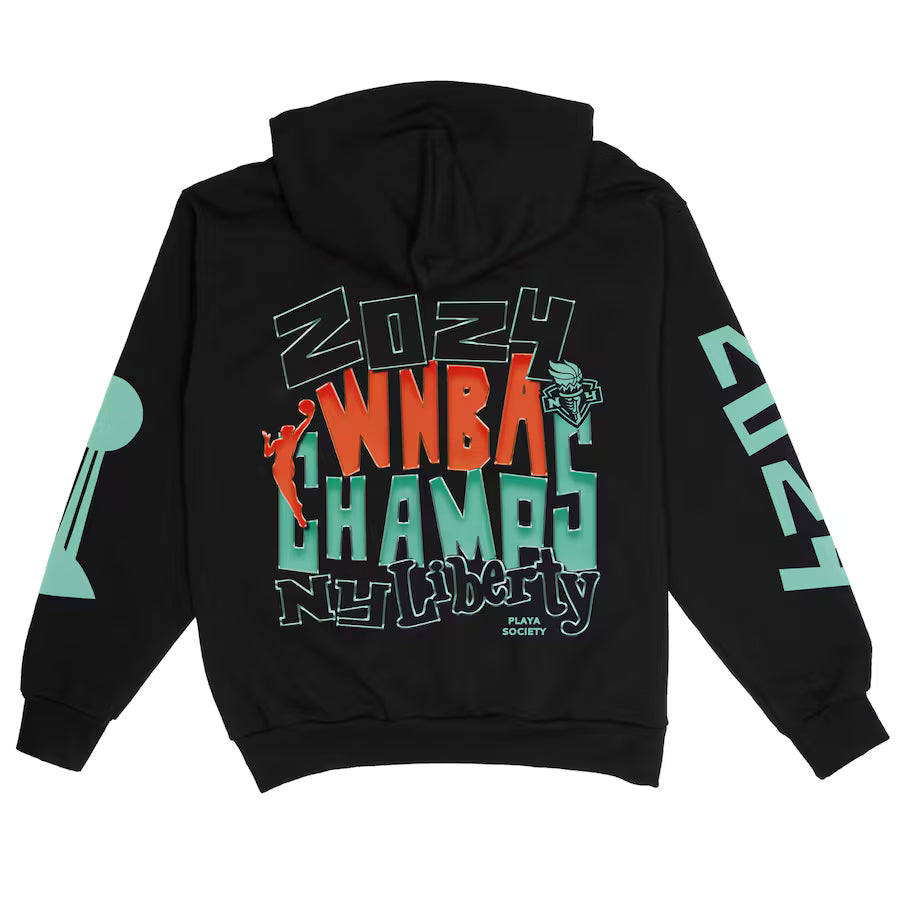 Playa Society New York Liberty 2024 WNBA Champions Hoodie (Recreated)