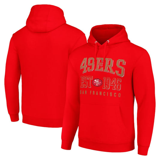 San Francisco 49ers Red Pullover Hoodie