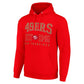 San Francisco 49ers Red Pullover Hoodie
